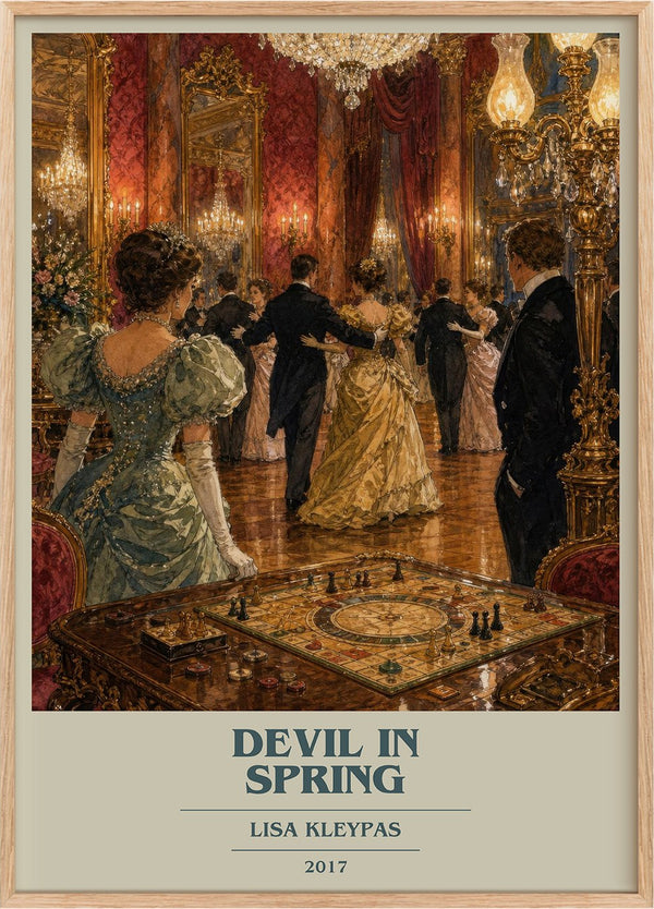 Devil in Spring Book Cover Poster by Lisa Kleypas