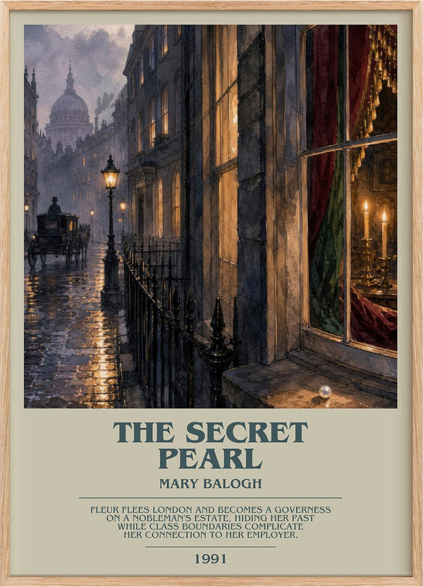 The Secret Pearl Bookish Wall Art by Mary Balogh