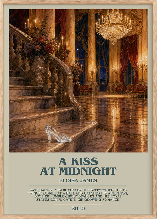A Kiss at Midnight Bookish Wall Art by Eloisa James