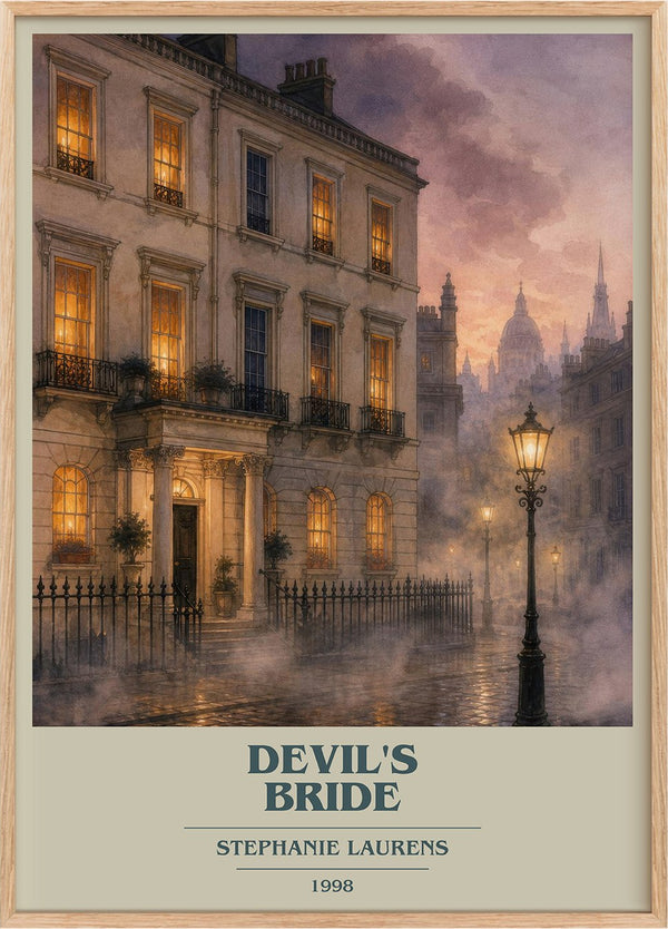 Devil's Bride Book Cover Poster by Stephanie Laurens