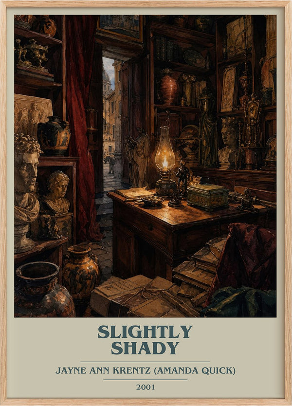 Slightly Shady Book Cover Poster by Jayne Ann Krentz (Amanda Quick)