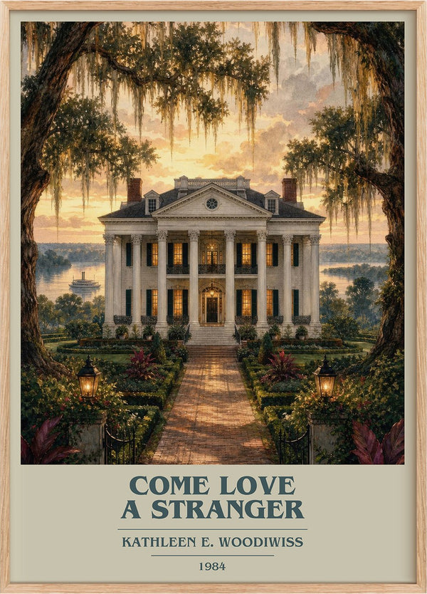 Come Love a Stranger Book Cover Poster by Kathleen E. Woodiwiss