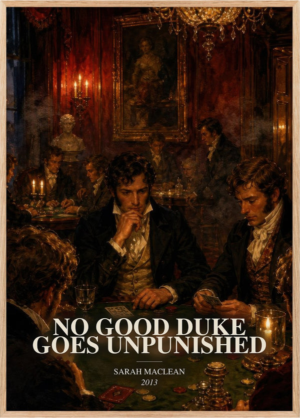 No Good Duke Goes Unpunished Book Watercolour Illustration by Sarah MacLean