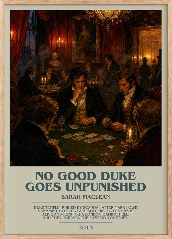 No Good Duke Goes Unpunished Bookish Wall Art by Sarah MacLean