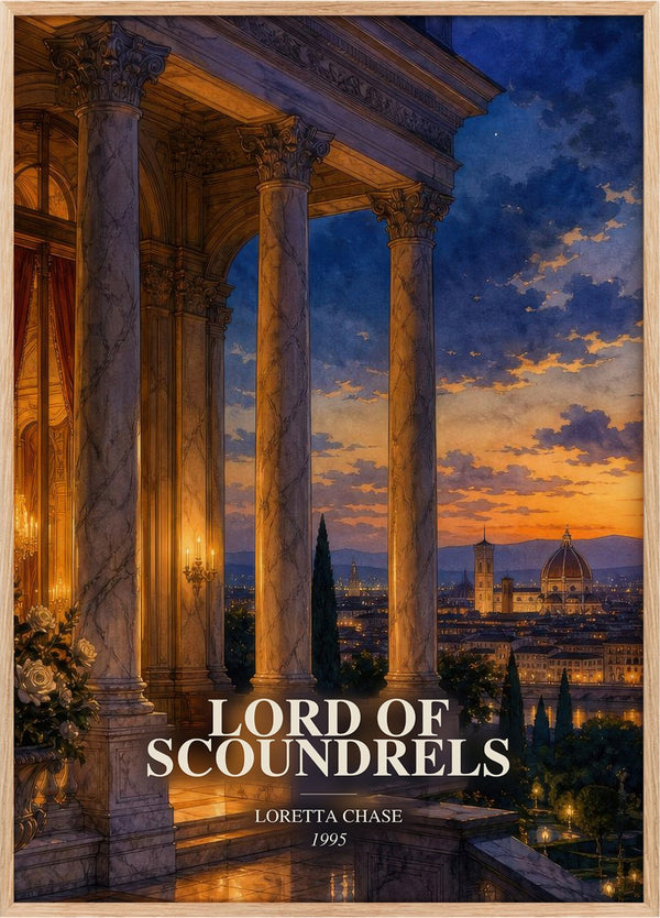 Lord of Scoundrels Book Watercolour Illustration by Loretta Chase