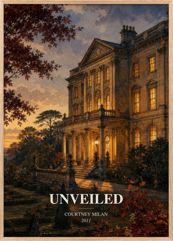 Unveiled Book Watercolour Illustration by Courtney Milan