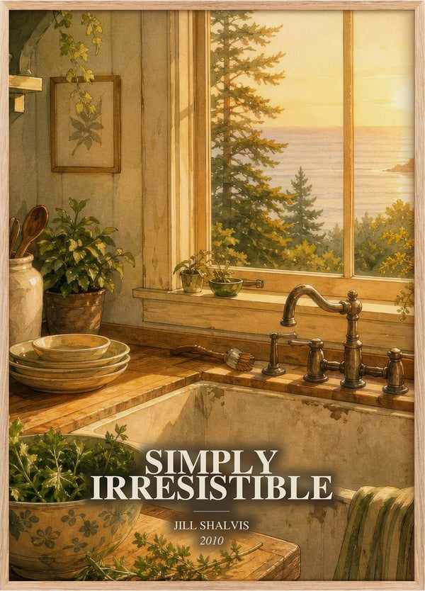 Simply Irresistible Book Watercolour Illustration by Jill Shalvis