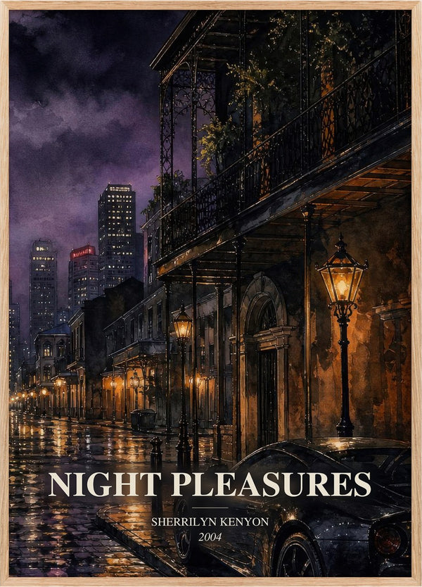 Night Pleasures Book Watercolour Illustration by Sherrilyn Kenyon