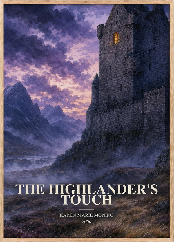Highlander's Touch Book Watercolour Illustration by Karen Marie Moning