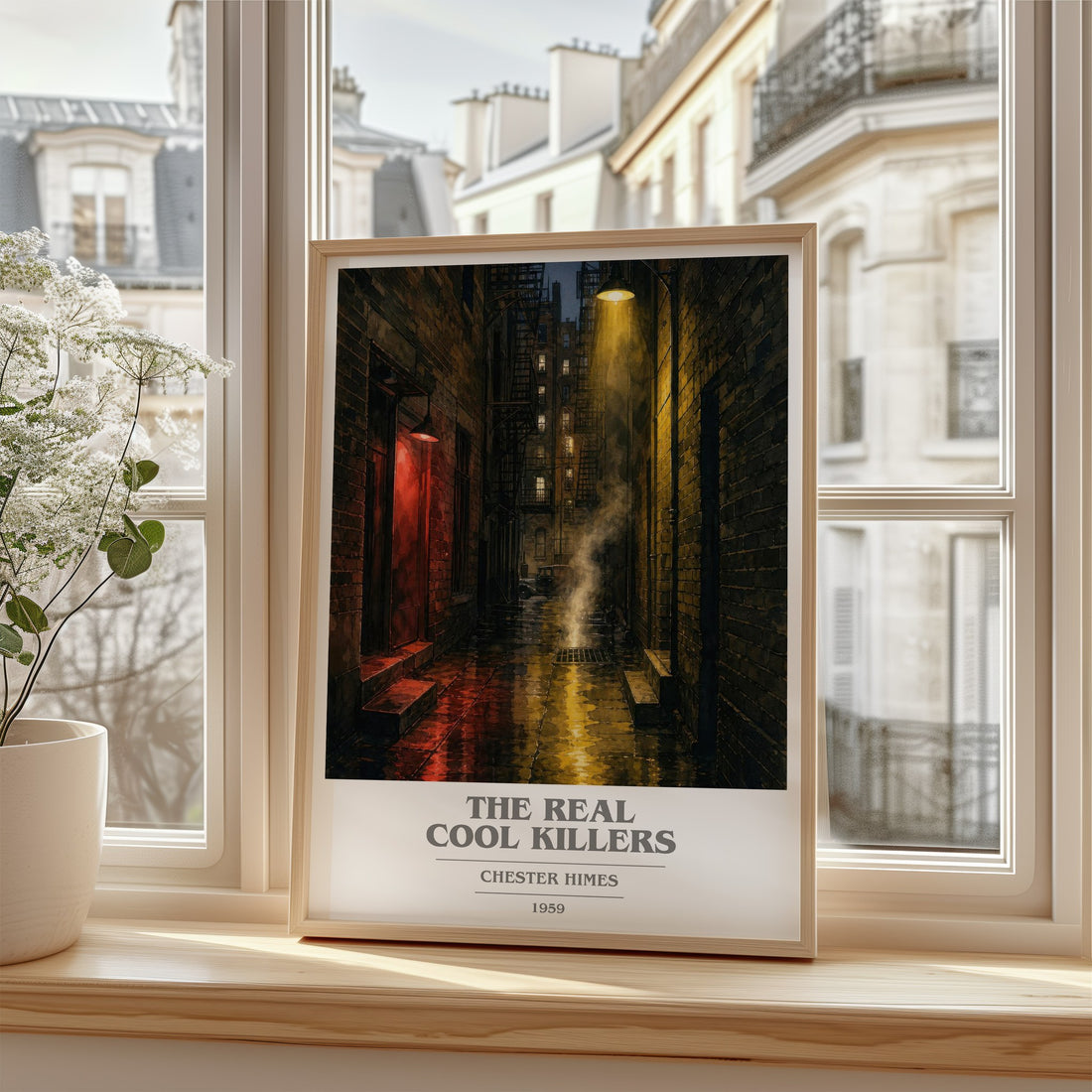 The Real Cool Killers book cover poster colour and style options – Chester Himes book art