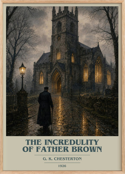 The Incredulity of Father Brown Book Cover Poster by G. K. Chesterton