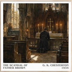 The Scandal of Father Brown Literary Art Print by G. K. Chesterton