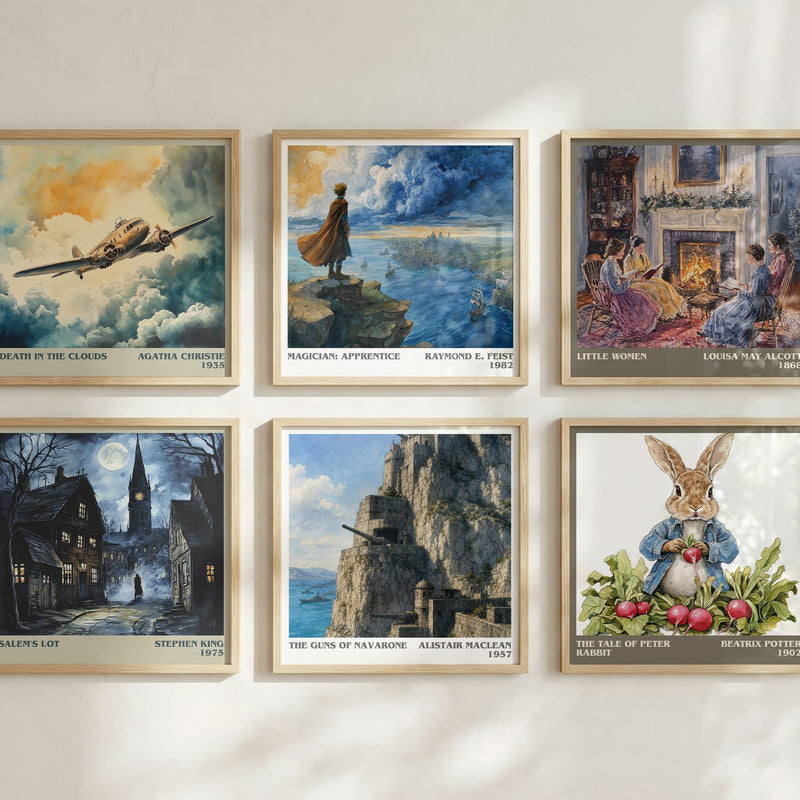 The Guns of Navarone literary art print colour and style options – Alistair MacLean book art