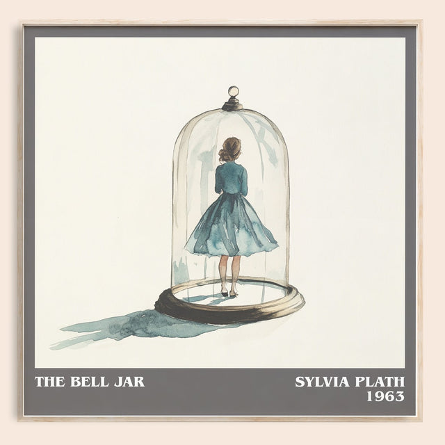 The Bell Jar Literary Art Print by Sylvia Plath