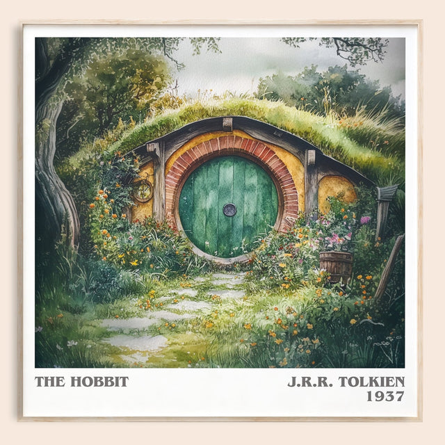The Hobbit Literary Art Print by J. R. R. Tolkien