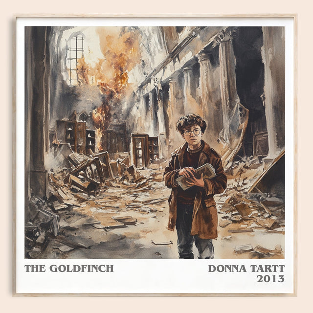 The Goldfinch Literary Art Print by Donna Tartt
