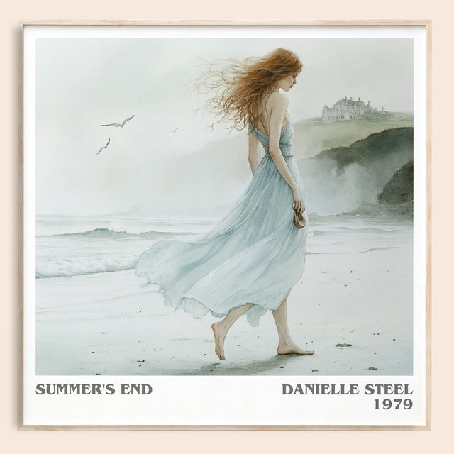 Summer's End Literary Art Print by Danielle Steel