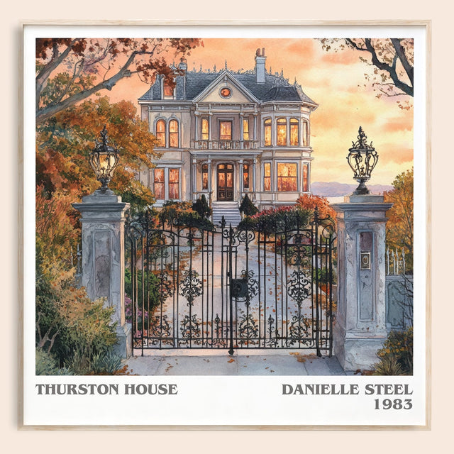Thurston House Literary Art Print by Danielle Steel