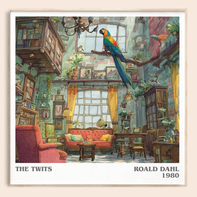 The Twits Literary Art Print by Roald Dahl