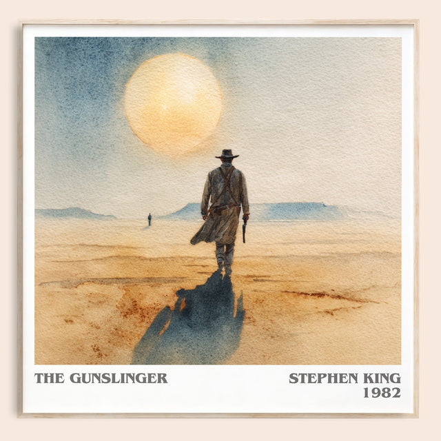 The Gunslinger Literary Art Print by Stephen King