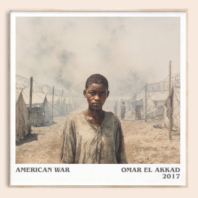 American War Literary Art Print by Omar El Akkad