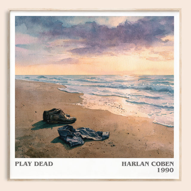 Play Dead Literary Art Print by Harlan Coben