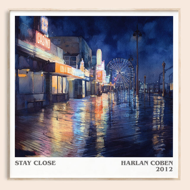 Stay Close Literary Art Print by Harlan Coben