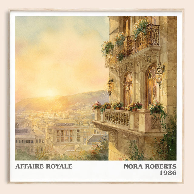 Affaire Royale Literary Art Print by Nora Roberts