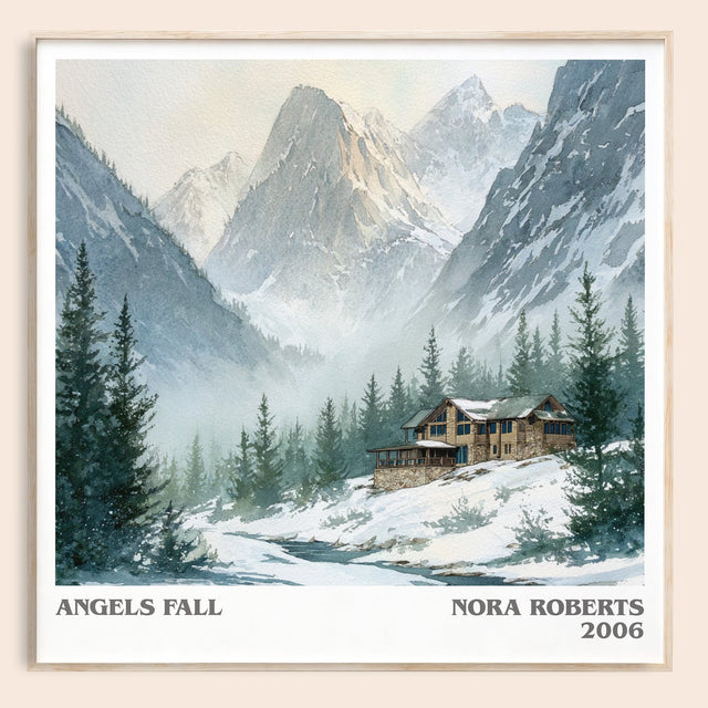 Angels Fall Literary Art Print by Nora Roberts