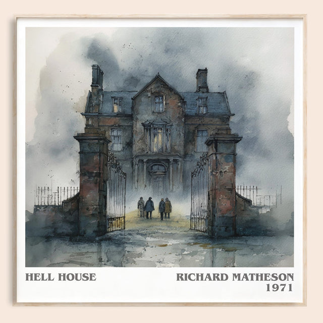 Hell House Literary Art Print by Richard Matheson