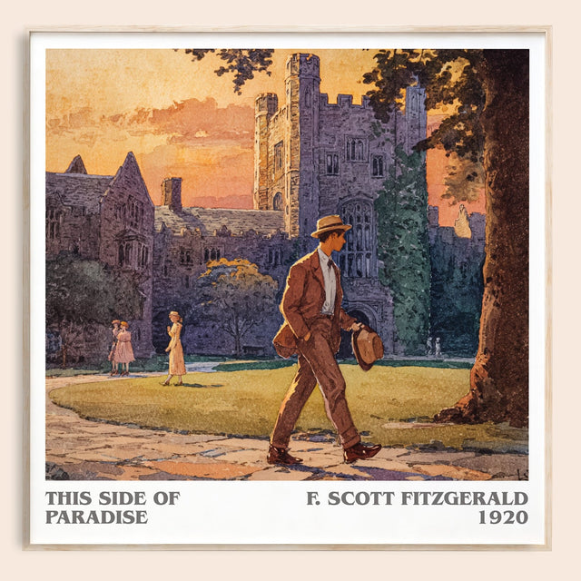 This Side of Paradise Literary Art Print by F. Scott Fitzgerald