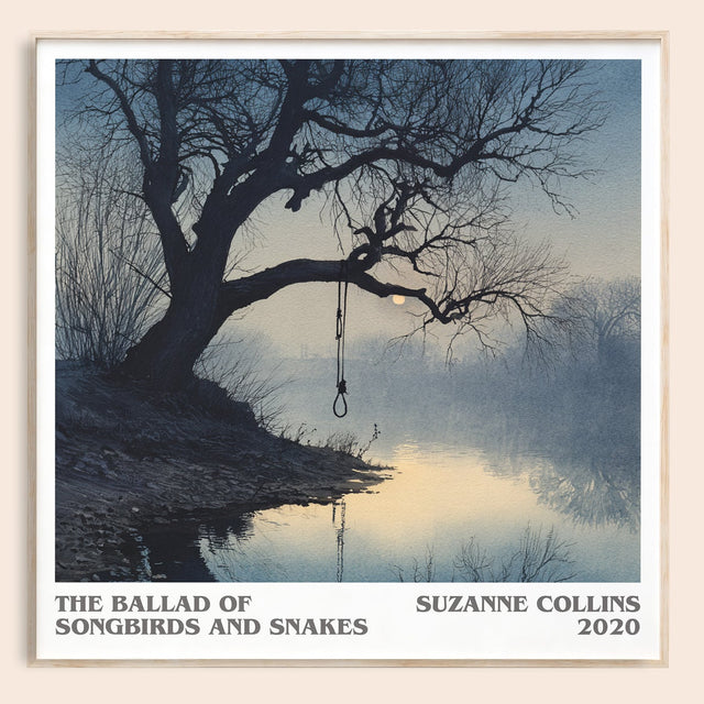 Ballad of Songbirds and Snakes Literary Art Print by Suzanne Collins