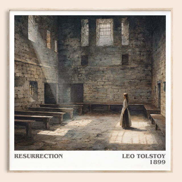Resurrection Literary Art Print by Leo Tolstoy