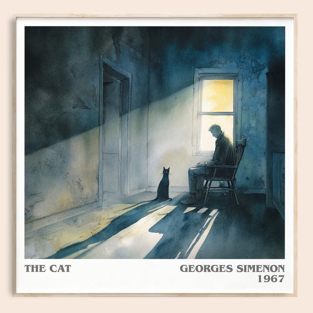The Cat Literary Art Print by Georges Simenon