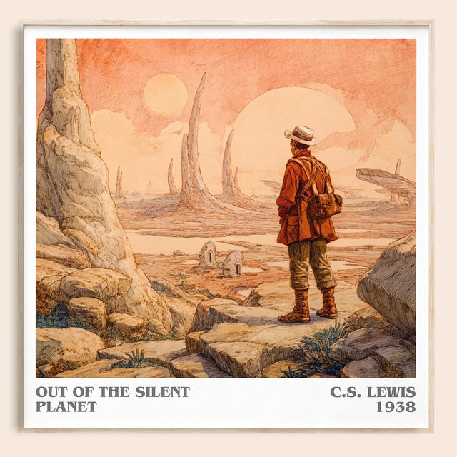 Out of the Silent Planet Literary Art Print by C.S. Lewis