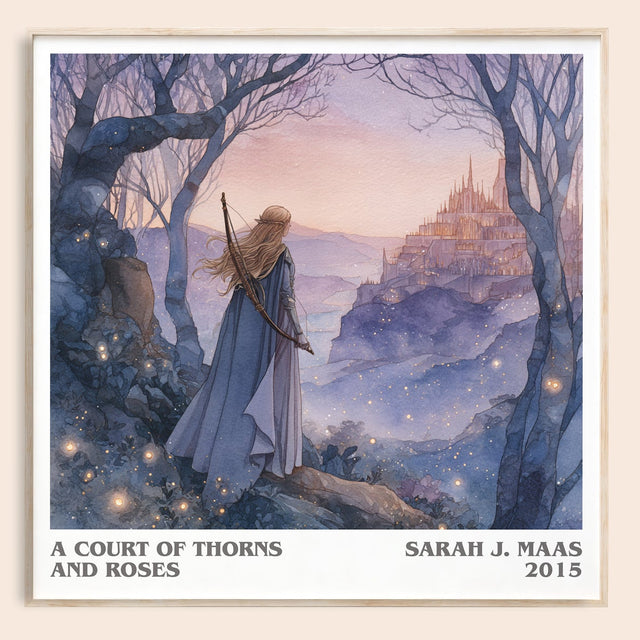 A Court of Thorns and Roses Literary Art Print by Sarah J. Maas