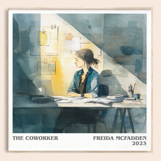 The Coworker Literary Art Print by Freida McFadden