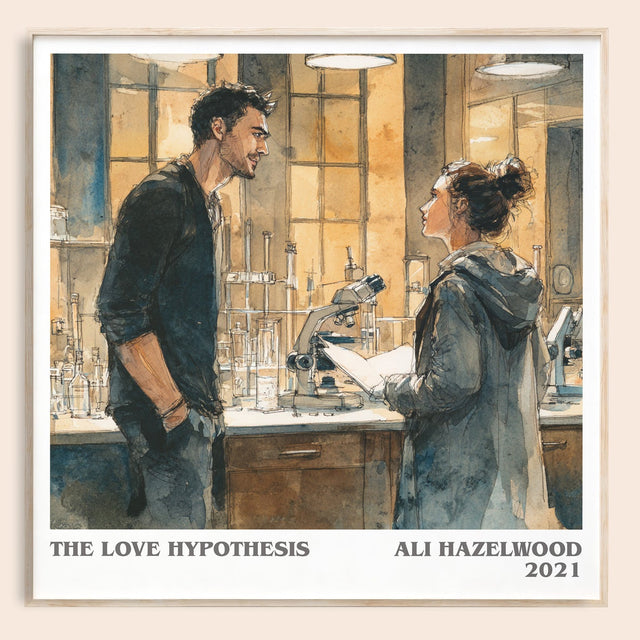 The Love Hypothesis Literary Art Print by Ali Hazelwood