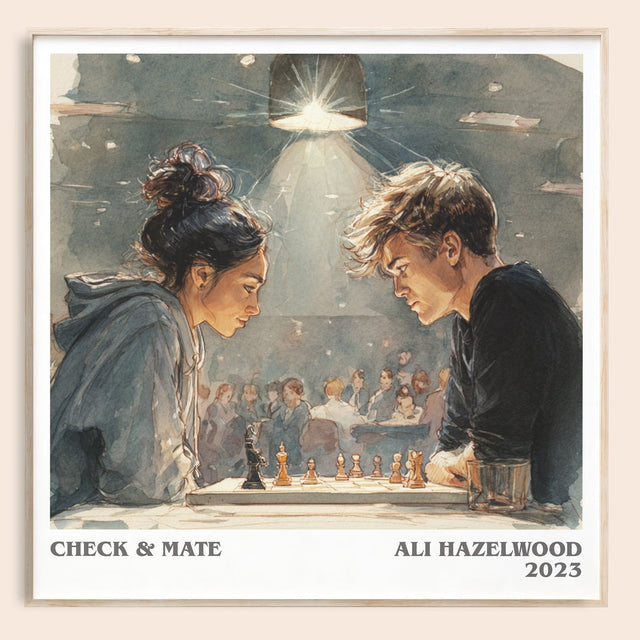 Check & Mate Literary Art Print by Ali Hazelwood