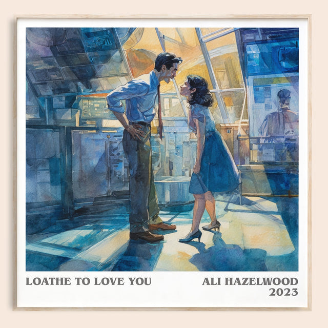 Loathe to Love You Literary Art Print by Ali Hazelwood