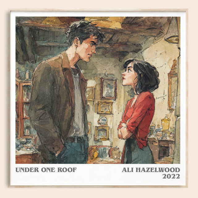 Under One Roof Literary Art Print by Ali Hazelwood