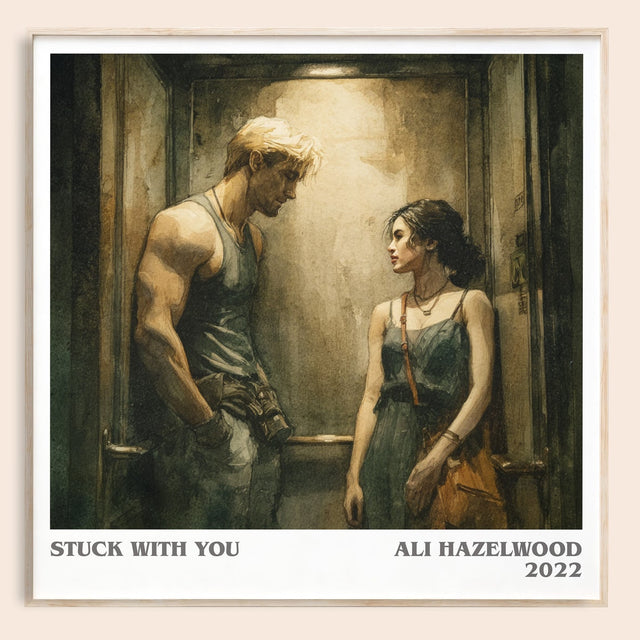 Stuck with You Literary Art Print by Ali Hazelwood