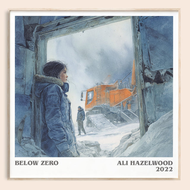 Below Zero Literary Art Print by Ali Hazelwood