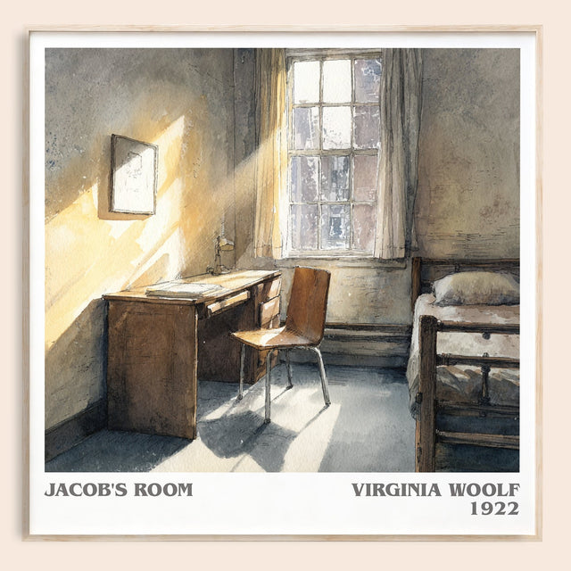 Jacob's Room Literary Art Print by Virginia Woolf