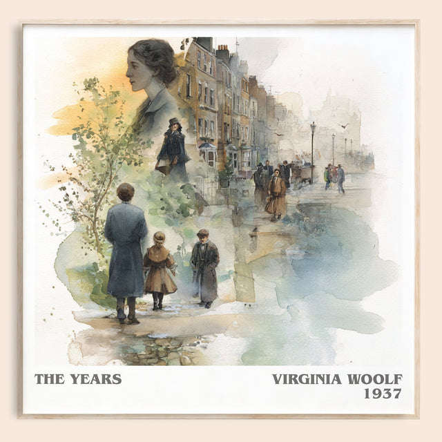 The Years Literary Art Print by Virginia Woolf