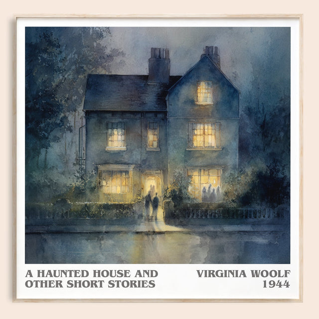Haunted House: And Other Short Stories Literary Art Print by V. Woolf