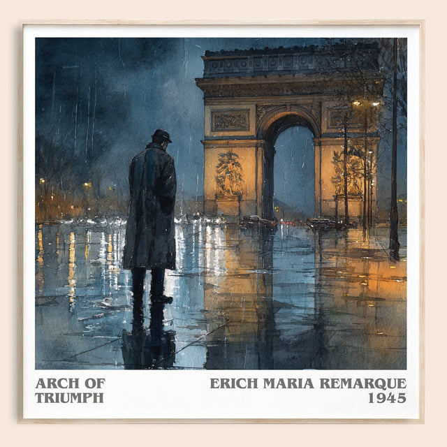 Arch Of Triumph Literary Art Print by Erich Maria Remarque