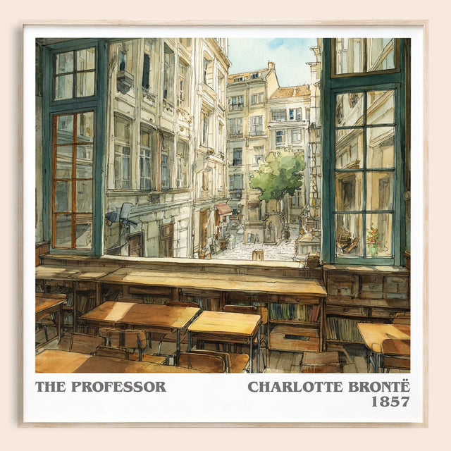 The Professor Literary Art Print by Charlotte Bronte