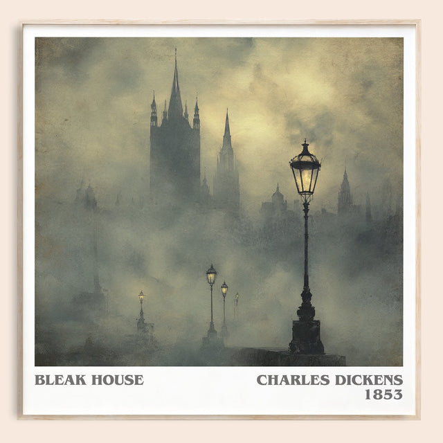 Bleak House Literary Art Print by Charles Dickens