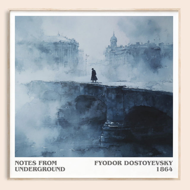 Notes From Underground Literary Art Print by Fyodor Dostoyevsky